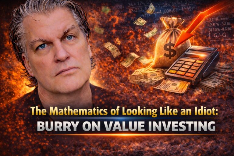 The Mathematics of Looking Like an Idiot: Burry on Value Investing