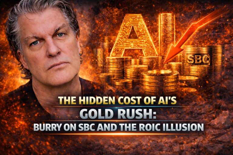 The Hidden Cost of AI’s Gold Rush: Burry on SBC and the ROIC Illusion